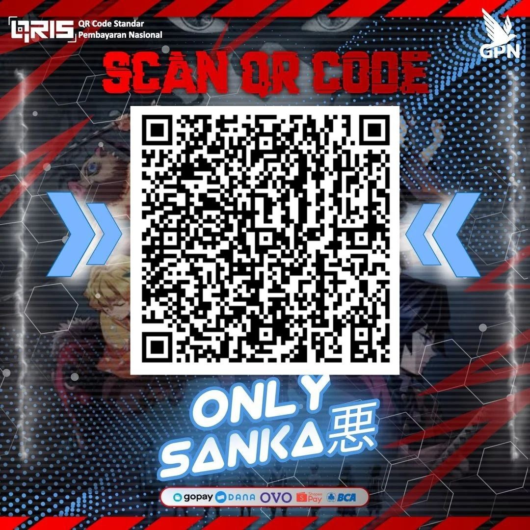 Donasi Sankanime QRIS